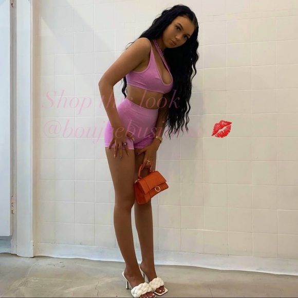 ZARA BNWT Seamless Top + Shorts 2pc Coord Set - Picture 11 of 16